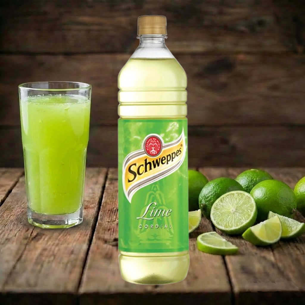 Schweppes Lime Cordial 1Ltr