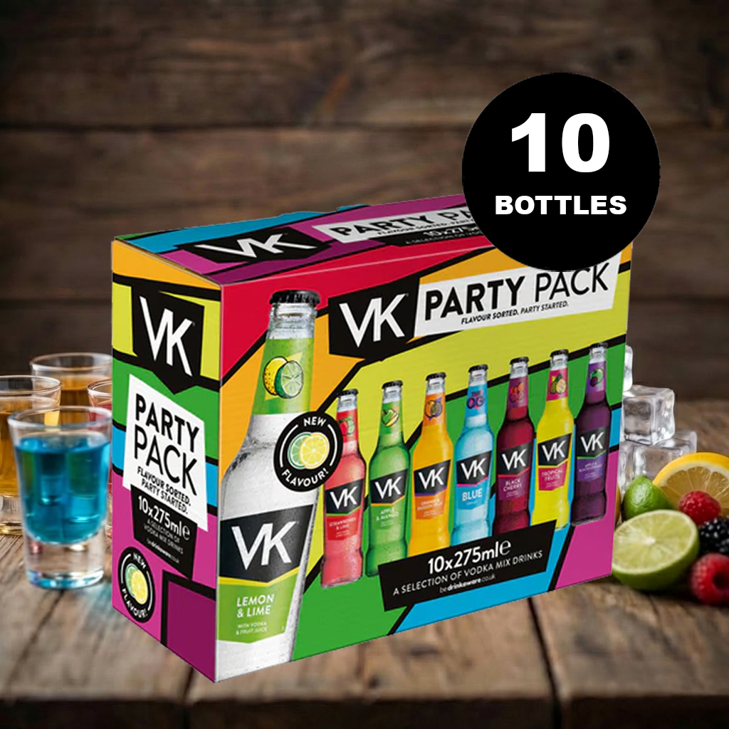 VK Alcopops Mixed 275ml 10pk