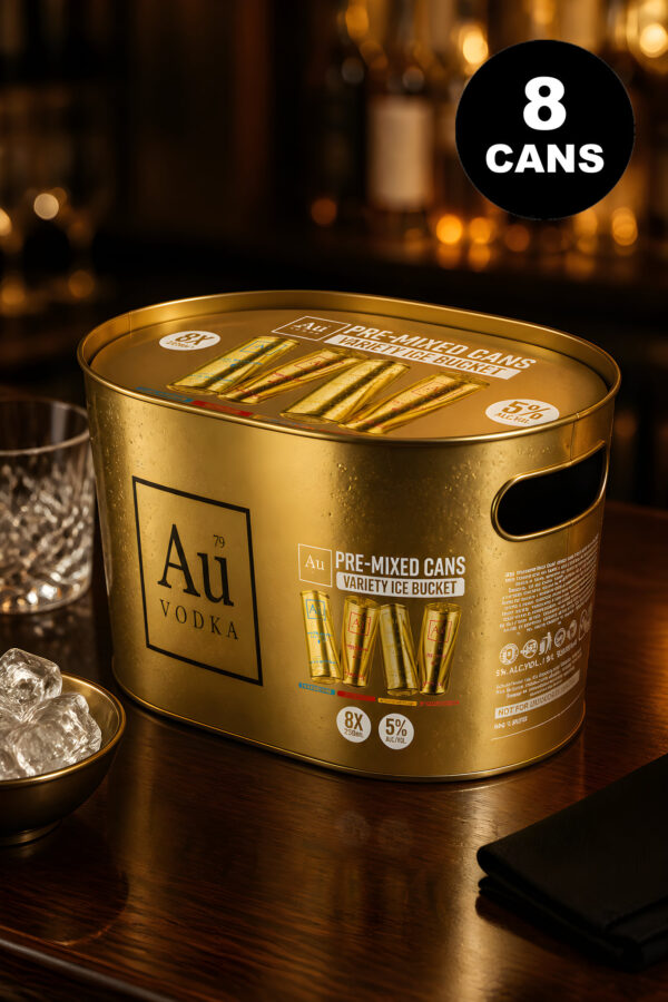 Au Vodka Variety Ice Bucket 330ml 8pk
