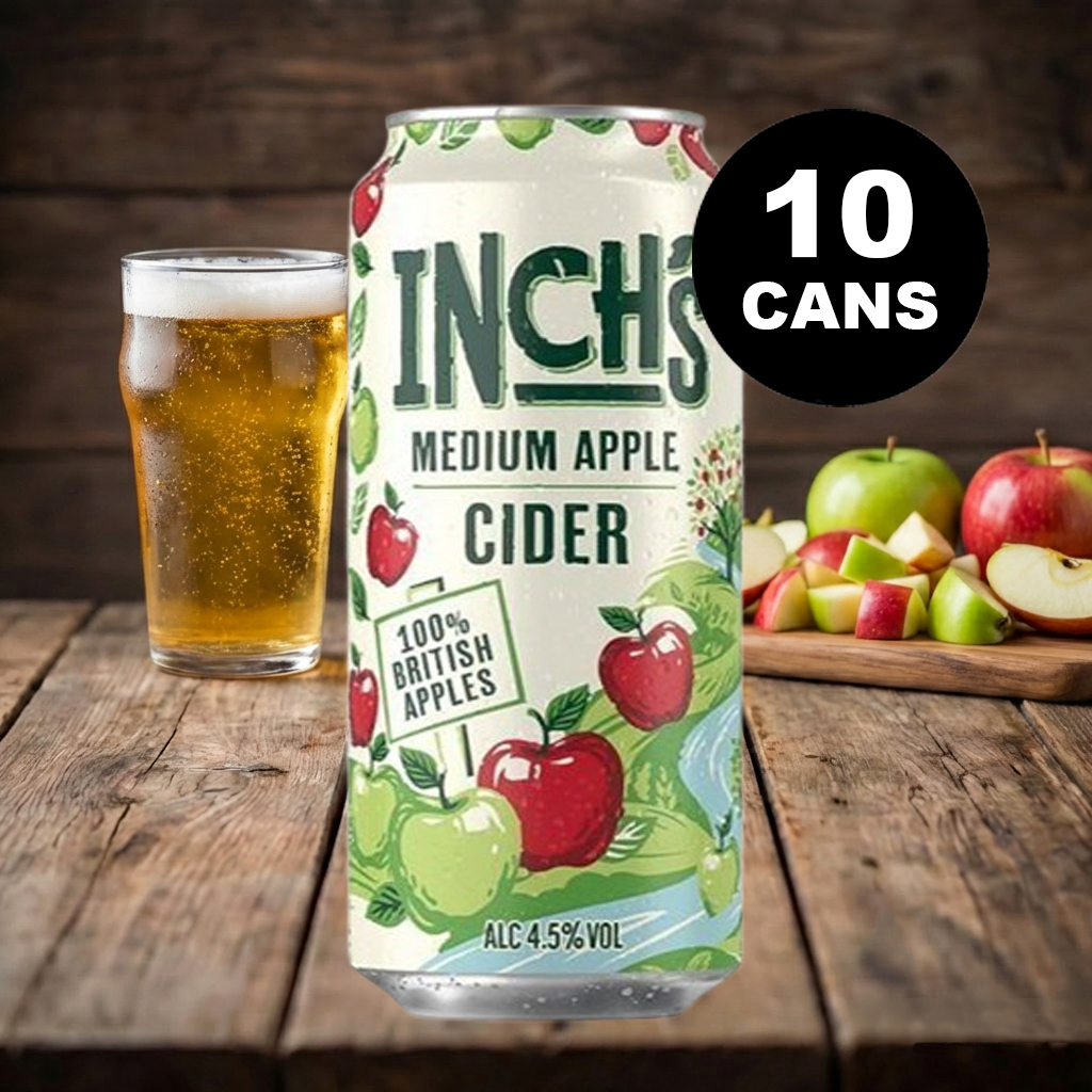 Inch's Medium Apple Cider 440ml 10pk