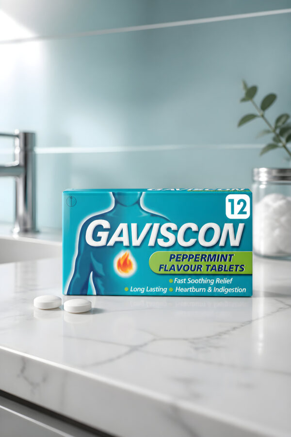 Gaviscon Peppermint Tablets 12pk