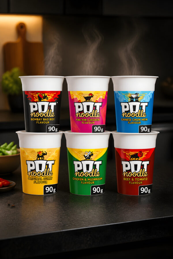 Pot Noodle 90g (Choose Flavour on Delivery)