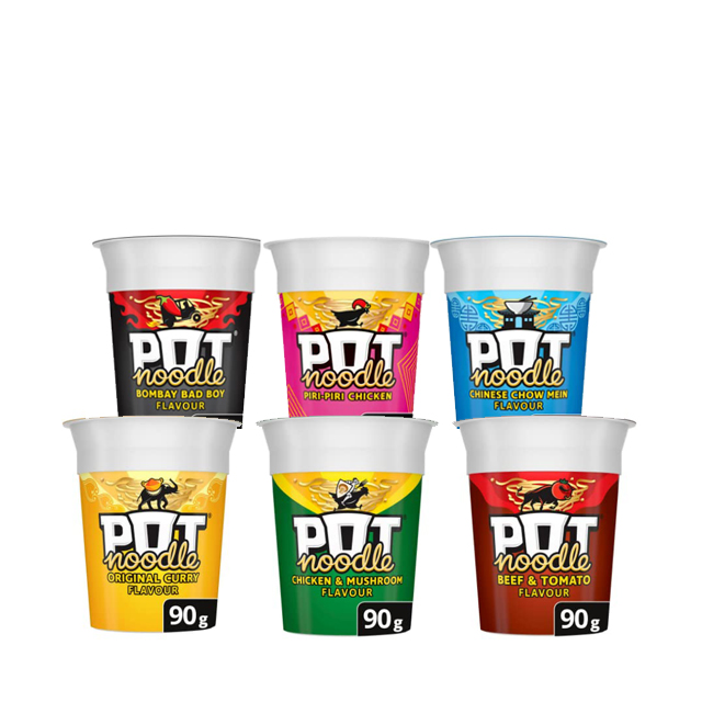 Pot Noodle 90g (Choose Flavour on Delivery)